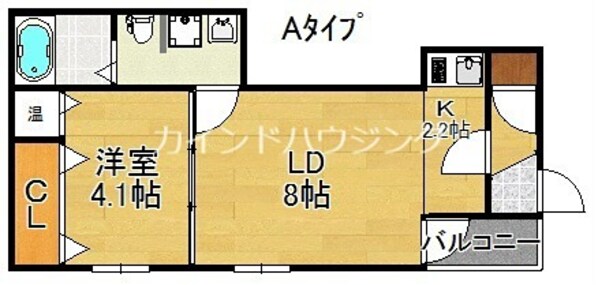 玉出駅 徒歩11分 3階の物件間取画像